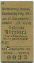 Fahrkarte - Mitteleuropäisches Reisebüro - Sonderzug Pilg. 162