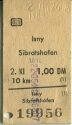 Isny Sibratshofen - Fahrkarte 2. Kl. 1974