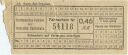Kraftomnibus-Verkehr der Deutschen Reichsbahn - DR Kontr-Bez Dresden - Fahrschein