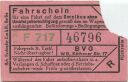 Berlin - BVG Fahrschein für eine Fahrt auf dem Omnibus