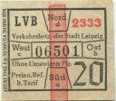 Fahrschein - LVB - Verkehrsbetrieb der Stadt Leipzig