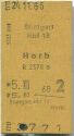 Fahrkarte - Stuttgart Hbf 18 nach Horb