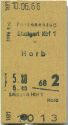 Fahrkarte - Stuttgart Hbf 1 nach Horb