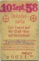 Berlin S-Bahnverkehr - Dekadenkarte