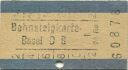 Bahnsteigkarte - Basel DB 20Rp.