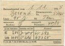 Bestandszettel vom 1.11.1955 - Linie 98 Bahnhof Tempelhof