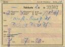 Fahrkarte 1967 für 2 Personen von Laufenburg Bd nach Basel