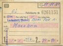 DB-Fahrkarte 1971 für eine Person von Basel Bad Bf nach Mannheim