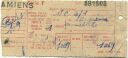 Frankreich - S.N.C.F. Amiens  Bale - Billet 1e classe 1948