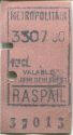 Metropolitain - Raspail - 1re Classe - Billet Fahrkarte
