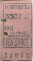 Metropolitain - Raspail - 1re Classe - Billet Fahrkarte