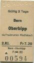 Bern Oberbipp - Fahrkarte