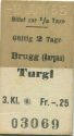 Brugg (Aargau) Turgi - Fahrkarte