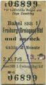 Basel SBB Freiburg (Breisgau) Hbf. und zurück - Fahrkarte