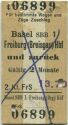 Basel SBB Freiburg (Breisgau) Hbf. und zurück - Fahrkarte