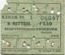 Niederlande - N. Z. H. V. M. - Scheveningen Voorburg (Viaduct) - Fahrkarte