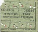 Niederlande - N. Z. H. V. M. - Scheveningen Voorburg (Viaduct) - Fahrkarte