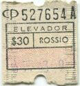 Portugal - Elevador - Rossio - Fahrkarte