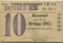 Persönliches Arbeiterabonnement - Busswil nach und von Brügg (BE) - Fahrkarte
