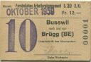 Persönliches Arbeiterabonnement - Busswil nach und von Brügg (BE) - Fahrkarte
