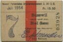 Arbeiterabonnement - Busswil nach und von Biel (Bienne) - Fahrkarte