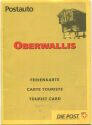 Postauto - Oberwallis Ferienkarte - Fahrkarte 1/2 Taxe 1998