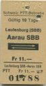 Laufenburg (SBB) Aarau SBB und zurück - Fahrkarte