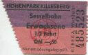 Höhenpark Killesberg - Sesselbahn - 1/2 Fahrt