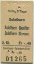 Solothurn Solothurn Baseltor Solothurn Sternen - Fahrkarte