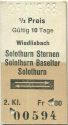 Wiedlisbach - Solothurn Sternen Solothurn Baseltor Solothurn und zurück - Fahrkarte