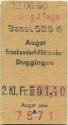 Basel SBB - Augst Frenkendorf-Füllinsdorf Duggingen - Fahrkarte