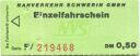 Nahverkehr Schwerin GmbH - Einzelfahrschein