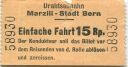 Drahtseilbahn Marzili Stadt Bern - Fahrschein