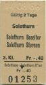 Solothurn Solothurn Baseltor Solothurn Sternen - Fahrkarte
