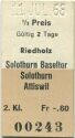Riedholz Solothurn Baseltor Solothurn Attiswil - Fahrkarte
