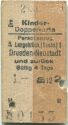 Kinderdoppelkarte - Langebrück Dresden-Neustadt