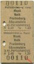 Steinakirchen am Forst Mank Melk Peutenburg Säusenstein - Fahrkarte
