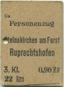 Steinakirchen am Forst Ruprechtshofen - Fahrkarte