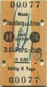 Mank Wieselburg an der Erlauf und zurück - Fahrkarte