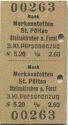 Mank Merkenstetten St. Pölten Steinakirchen am Forst - Fahrkarte