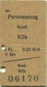 Mank Kilb - Fahrkarte