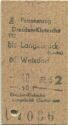 Dresden-Klotzsche bis Langebrück (Sachsen) oder Weuxdorf - Fahrkarte