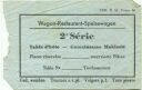 Schweiz - Wagon-Restaurant-Speisewagen - 2e Serie -  Reservierungs-Bon 1956