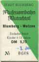 Museumsbahn Wutachtal - Blumberg Weizen - Fahrkarte