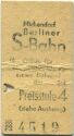 Fahrkarte - Michendorf Berliner S-Bahn - Gültig für eine Fahrt