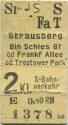 Fahrkarte - Berlin - S-Bahnverkehr - Strausberg Berlin