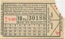 Fahrschein 1937 - BVG 10 Pfg. - Hund oder Gepäck