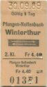 Pfungen-Neftenbach Winterthur und zurück - Fahrkarte