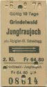Grindelwald Jungfraujoch via Alpiglen Kleine Scheidegg und zurück - Fahrkarte