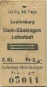 Laufenburg Stein-Säckingen Leibstadt und zurück - Fahrkarte